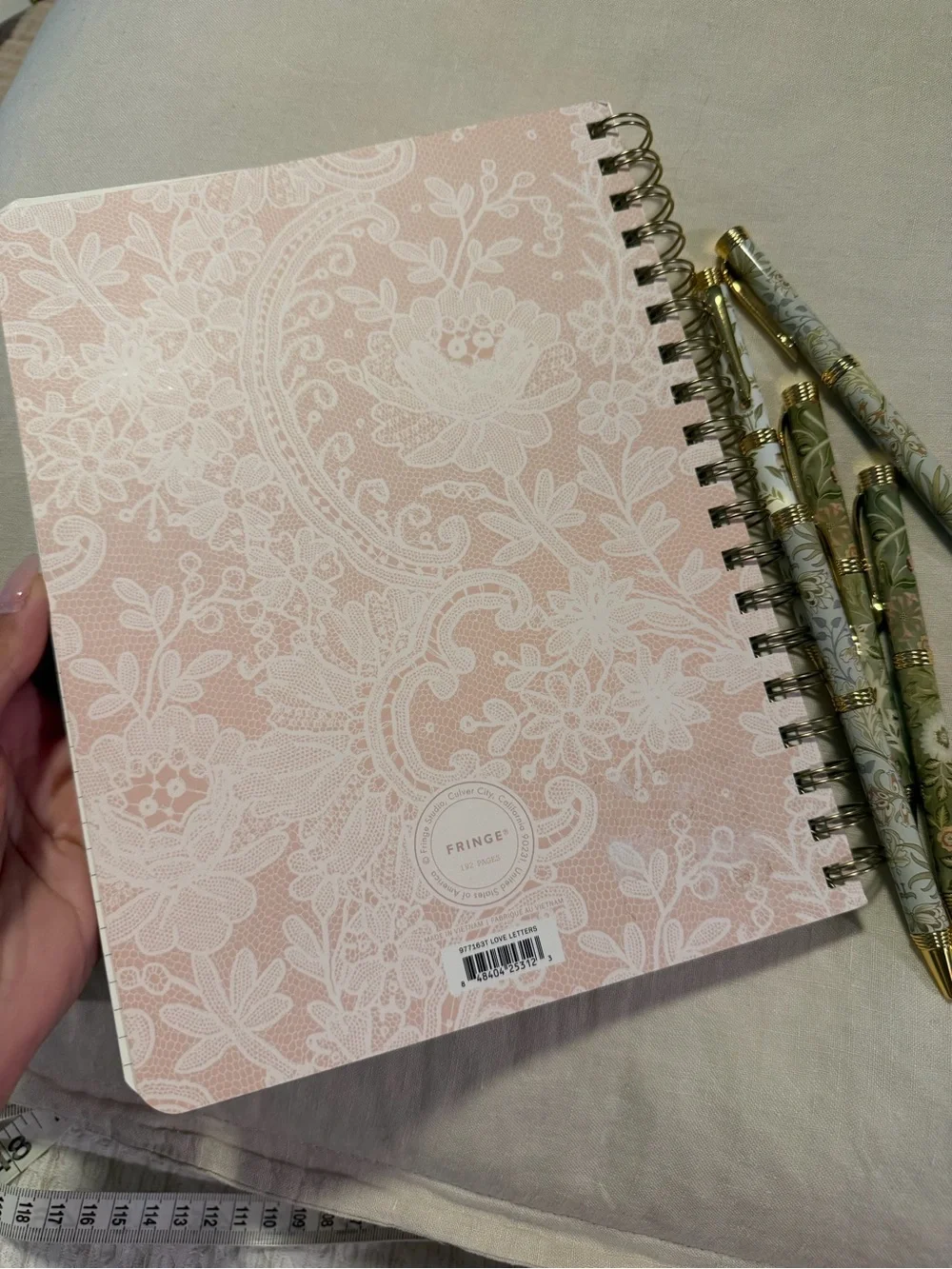 Love Letters Spiral-Bound Notebook & Papyrus Ballpoint Pen Bundle